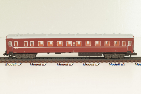 Вагон пассажирский (number), 4-х осный, СЖД, Epoche IV (1970–1985) с освещением, темно-красный, 5/4145, Piko 1:160 (N)