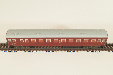 Вагон пассажирский (number), 4-х осный, СЖД, Epoche IV (1970–1985) с освещением, темно-красный, 5/4145, Piko 1:160 (N)