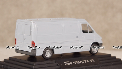 Mercedes Sprinter Van (W901) 1995, grey, B67871027, Wiking 1:87