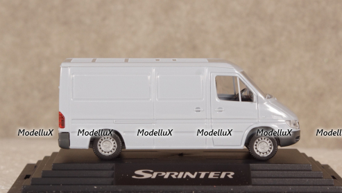 Mercedes Sprinter Van (W901) 1995, grey, B67871027, Wiking 1:87