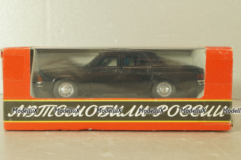 Газ-3102 Волга, черная,  Агат 1:43