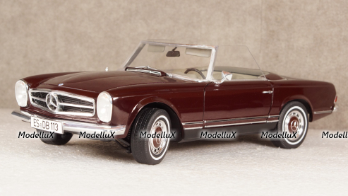 Mercedes 280 SL weinrot, 450035800, Schuco 1:18