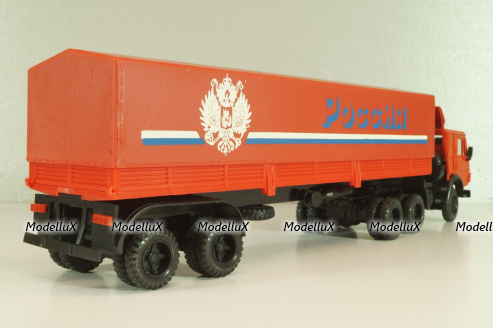 Камаз-5410 с п/прицепом с тентом, Элекон 1:43