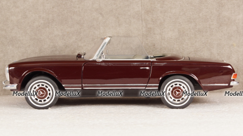 Mercedes 280 SL weinrot, 450035800, Schuco 1:18