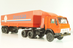 Камаз-5410 с п/прицепом с тентом, Элекон 1:43
