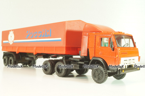 Камаз-5410 с п/прицепом с тентом, Элекон 1:43