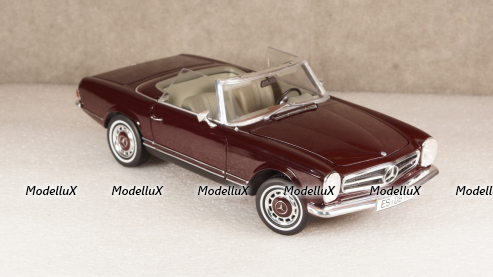 Mercedes 280 SL weinrot, 450035800, Schuco 1:18