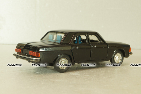 Газ-3102 Волга, черная,  Агат 1:43