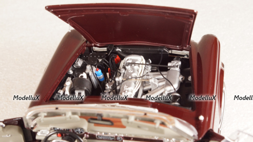 Mercedes 280 SL weinrot, 450035800, Schuco 1:18