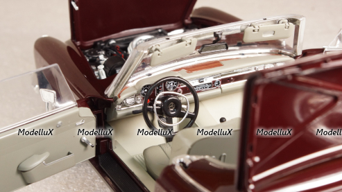 Mercedes 280 SL weinrot, 450035800, Schuco 1:18