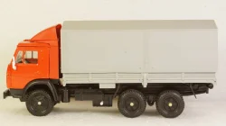 Камаз 5320 с тентом красный/серый, Арек 1:43