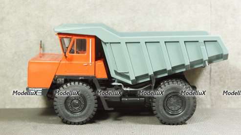 Камаз 5320 с тентом красный/серый, Арек 1:43