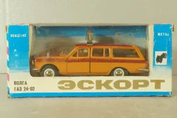 Газ-2402 Волга Аэрофлот, оранжевый, август 87г.,  Тантал/Радон 1:43