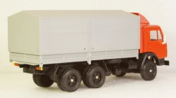 Камаз 5320 с тентом красный/серый, Арек 1:43