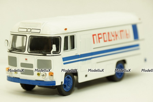 Камаз 5320 с тентом красный/серый, Арек 1:43