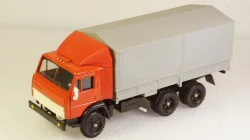 Камаз 5320 с тентом красный/серый, Арек 1:43