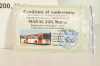 MAN SL 200, Mainz 1973, orange/white, VT-45.5, Vector Models 1:43