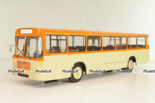 MAN SL 200, Mainz 1973, orange/white, VT-45.5, Vector Models 1:43
