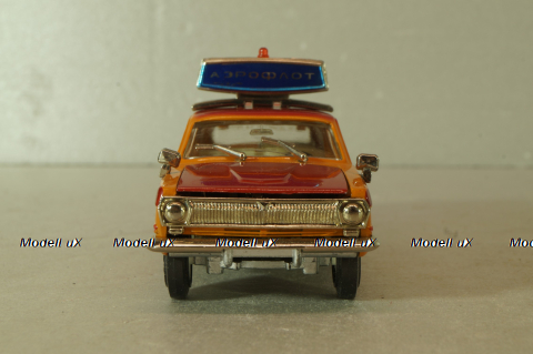 Газ-2402 Волга Аэрофлот, оранжевый, август 87г.,  Тантал/Радон 1:43