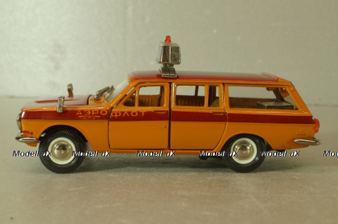 Газ-2402 Волга Аэрофлот, оранжевый, август 87г.,  Тантал/Радон 1:43