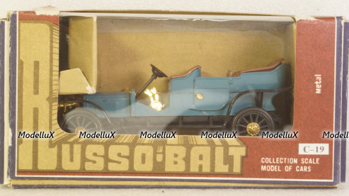 Руссо-Балт С24/30 1909 Дубль-Фаэтон Январь 2002, Тантал/Радон 1:43