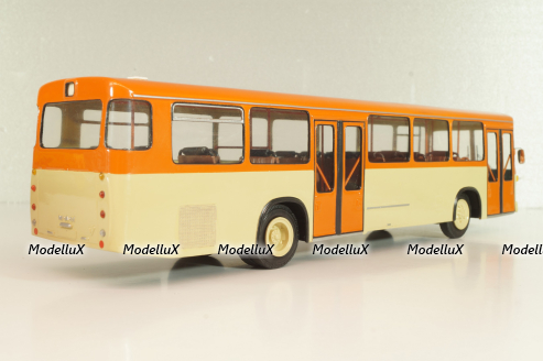 MAN SL 200, Mainz 1973, orange/white, VT-45.5, Vector Models 1:43