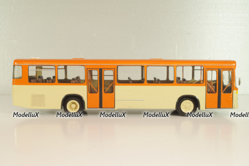MAN SL 200, Mainz 1973, orange/white, VT-45.5, Vector Models 1:43