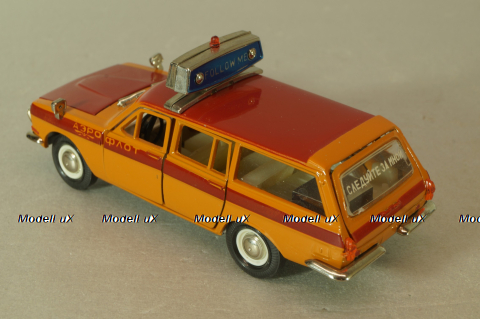 Газ-2402 Волга Аэрофлот, оранжевый, август 87г.,  Тантал/Радон 1:43