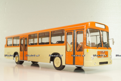 MAN SL 200, Mainz 1973, orange/white, VT-45.5, Vector Models 1:43