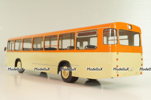 MAN SL 200, Mainz 1973, orange/white, VT-45.5, Vector Models 1:43