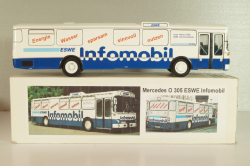 Mercedes-Benz O 305 ESWE Infomobil 1967, blue/white, V6-60, Vector Models 1:43