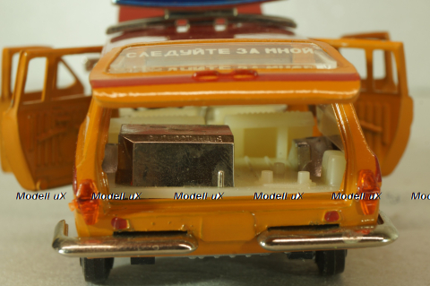 Газ-2402 Волга Аэрофлот, оранжевый, август 87г.,  Тантал/Радон 1:43