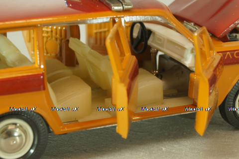 Газ-2402 Волга Аэрофлот, оранжевый, август 87г.,  Тантал/Радон 1:43