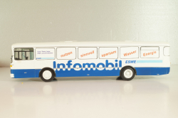 Mercedes-Benz O 305 ESWE Infomobil 1967, blue/white, V6-60, Vector Models 1:43