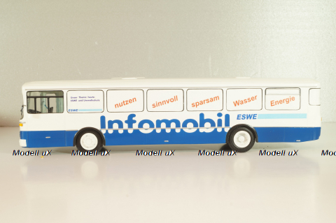 Mercedes-Benz O 305 ESWE Infomobil 1967, blue/white, V6-60, Vector Models 1:43