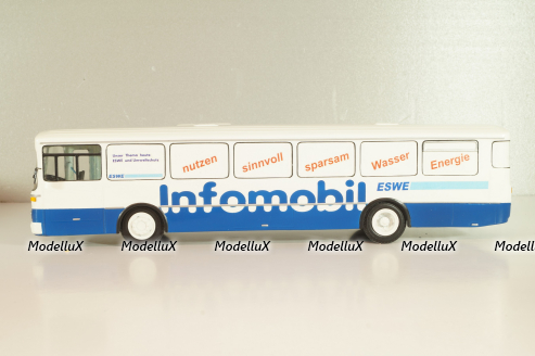 Mercedes-Benz O 305 ESWE Infomobil 1967, blue/white, V6-60, Vector Models 1:43