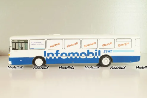 Mercedes-Benz O 305 ESWE Infomobil 1967, blue/white, V6-60, Vector Models 1:43
