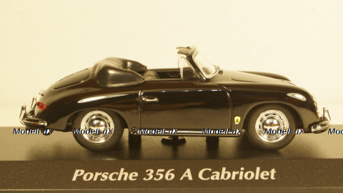 Porsche 356A Cabriolet 1956,  black, 940064230, Maxichamps 1:43