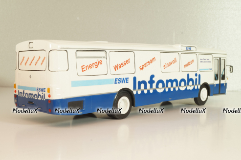 Mercedes-Benz O 305 ESWE Infomobil 1967, blue/white, V6-60, Vector Models 1:43