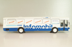 Mercedes-Benz O 305 ESWE Infomobil 1967, blue/white, V6-60, Vector Models 1:43