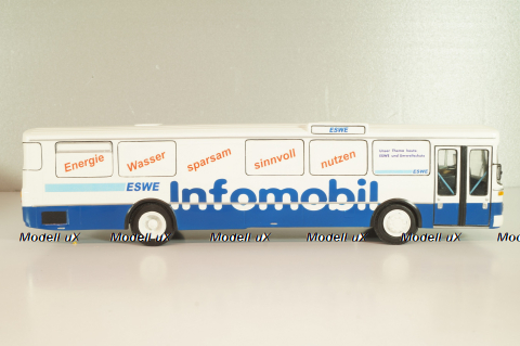 Mercedes-Benz O 305 ESWE Infomobil 1967, blue/white, V6-60, Vector Models 1:43