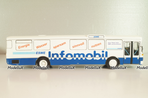Mercedes-Benz O 305 ESWE Infomobil 1967, blue/white, V6-60, Vector Models 1:43