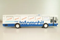 Mercedes-Benz O 305 ESWE Infomobil 1967, blue/white, V6-60, Vector Models 1:43
