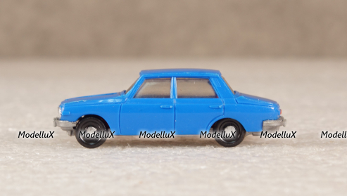 Trabant 601 Limousine синяя, Permot 1:200