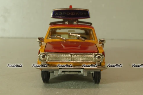 Газ-2402 Волга Аэрофлот, июнь 90г.,  Тантал/Радон 1:43
