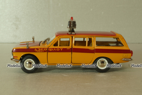 Газ-2402 Волга Аэрофлот, июнь 90г.,  Тантал/Радон 1:43