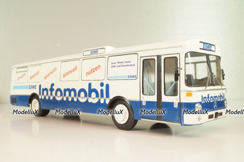Mercedes-Benz O 305 ESWE Infomobil 1967, blue/white, V6-60, Vector Models 1:43