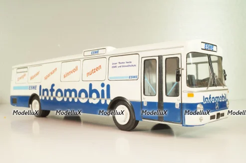 Mercedes-Benz O 305 ESWE Infomobil 1967, blue/white, V6-60, Vector Models 1:43