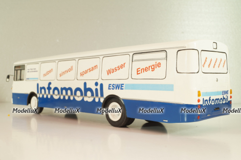 Mercedes-Benz O 305 ESWE Infomobil 1967, blue/white, V6-60, Vector Models 1:43
