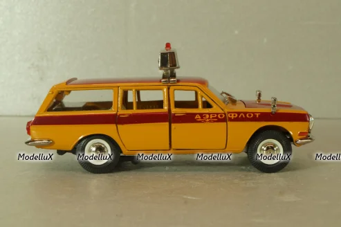 Газ-2402 Волга Аэрофлот, июнь 90г.,  Тантал/Радон 1:43